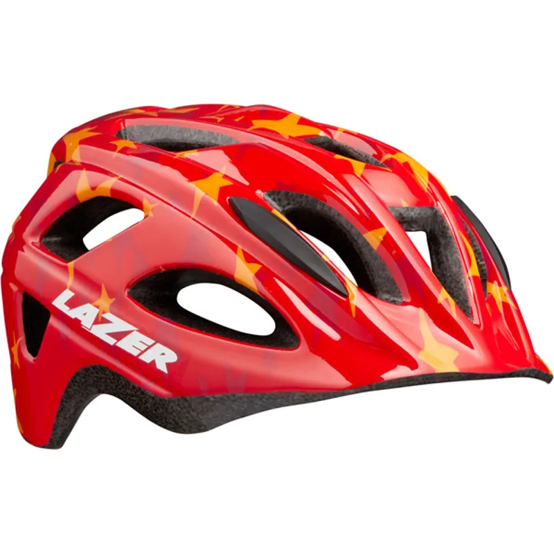 Lazer PNut Childrens Stars Helmet Red