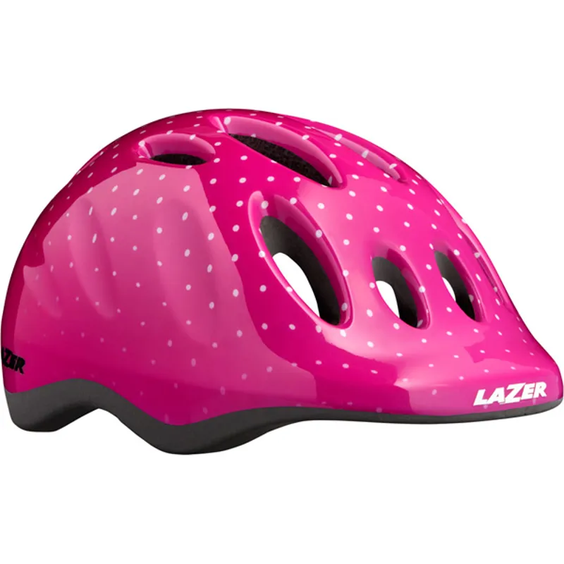 Lazer Max Pink Dots Youth Helmet Pink