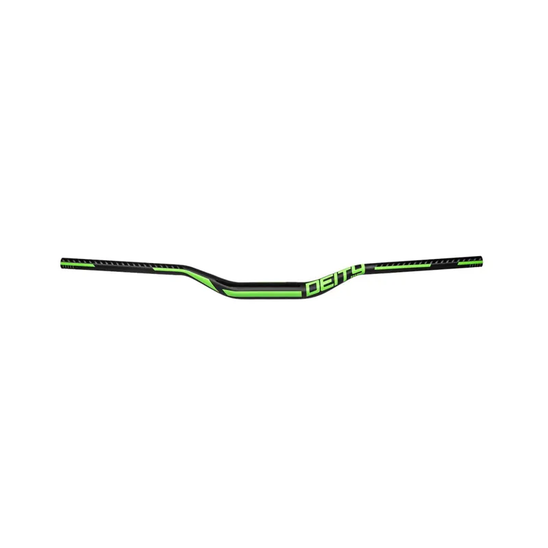 Deity Racepoint Aluminium Handlebar 35mm Bore 38mm Rise GREEN 810mm
