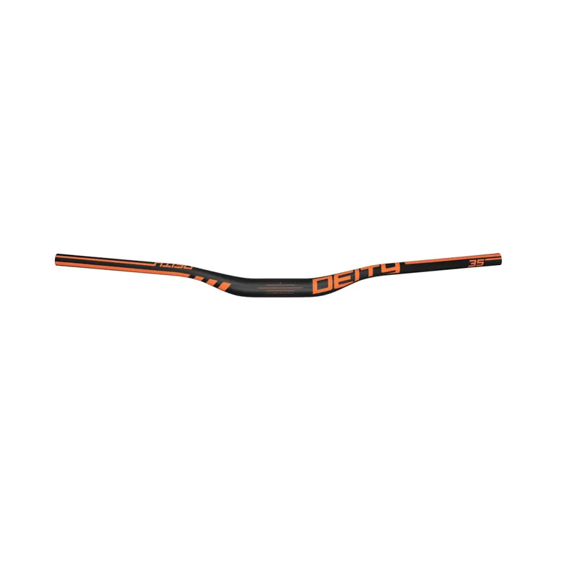 Deity Speedway Carbon Handlebar 35mm Bore 30mm Rise: ORANGE 810mm
