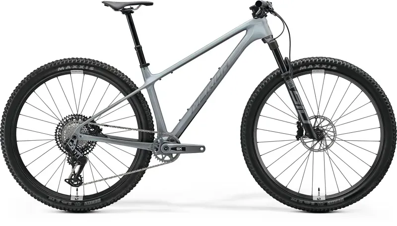 2027 Merida Big Nine TR 8000 Mountain Bike - Transparent Blue/Silver