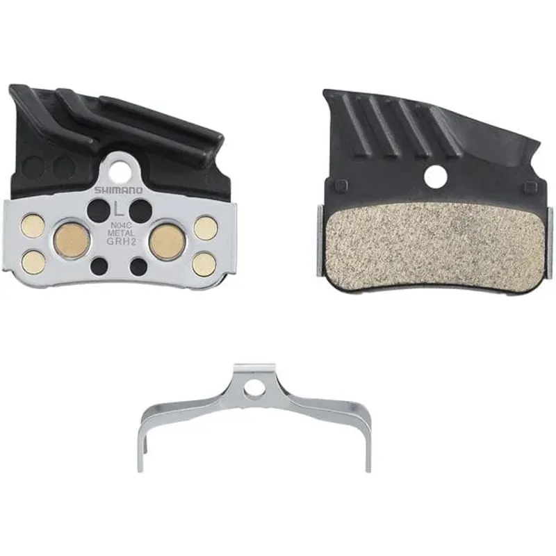BRBX N04C Metal Pad and spg Al/Ss Back W/ Fin Black one size