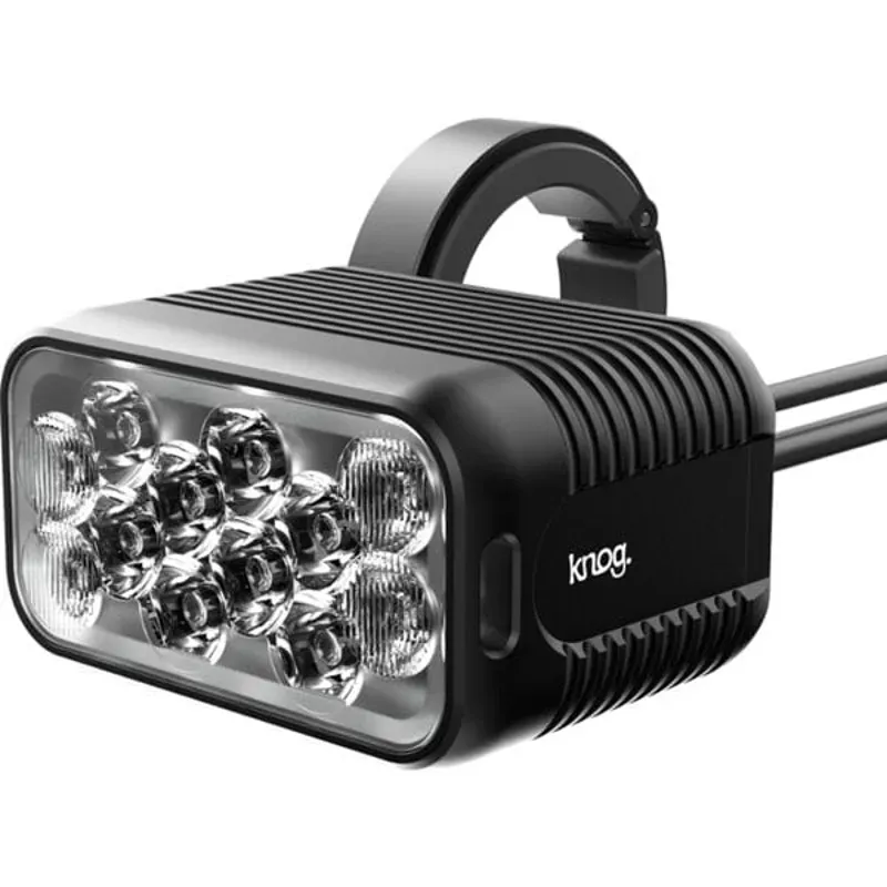 KNOG LIGHT Blinder X 1800 + 10k mAh Batt Black front Usb Rechargeable -1