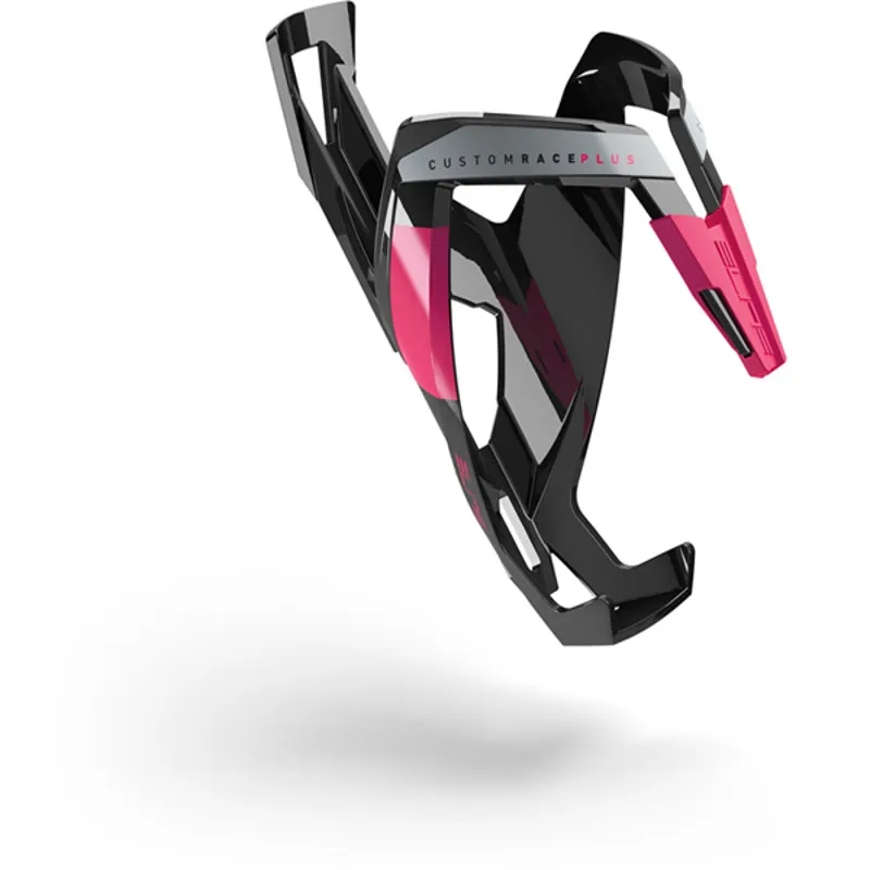 Elite Custom Race Plus Bottle Cage in Black/Pink