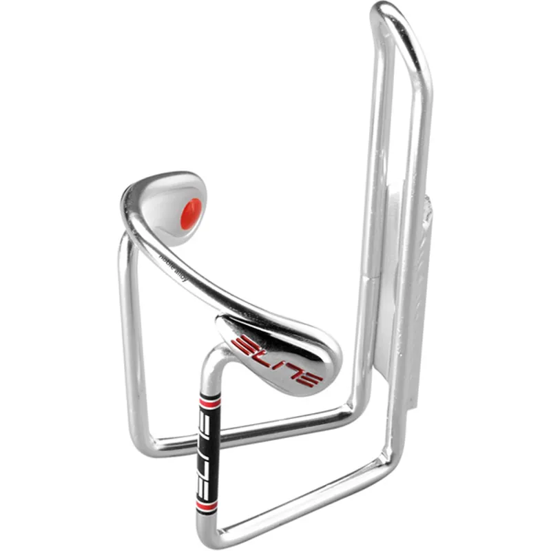 Elite Cuissi Gel Bottle Cage in Silver
