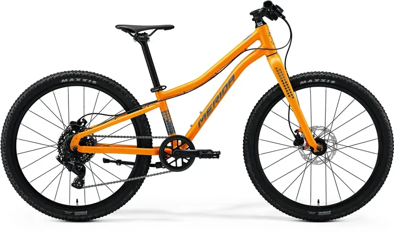 2027 Merida Matts J.24+ Kids Bike - Orange/Steel Blue/Grey