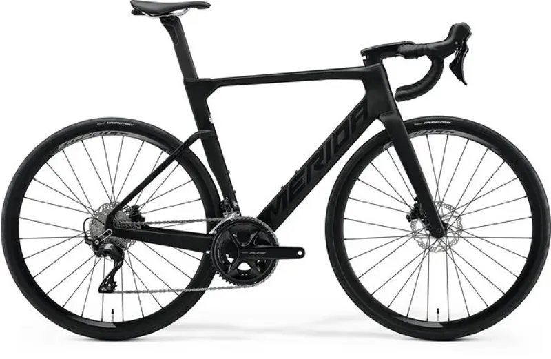 2027 Merida Reacto 4000 Carbon Road Bike in Black/Gunal Grey