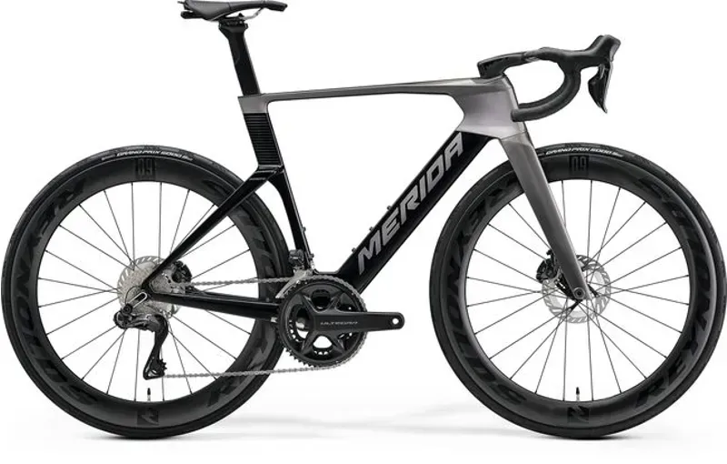 2027 Merida Reacto 8000 Road Bike - Grey/Black Grey