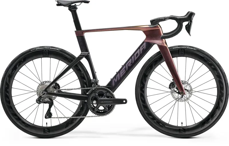 2027 Merida Reacto 8000 Road Bike - Purple/Black Purple