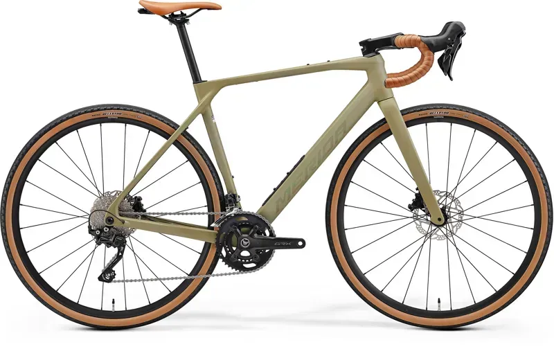 2027 Merida Mission 4000 Gravel Bike - Low Key Green