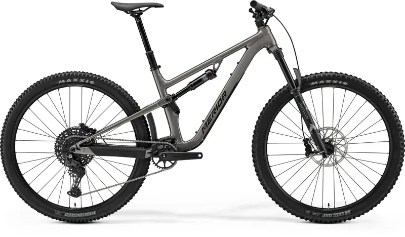 2027 Merida One-Forty 400 Full Suspension - Grey Golden Black
