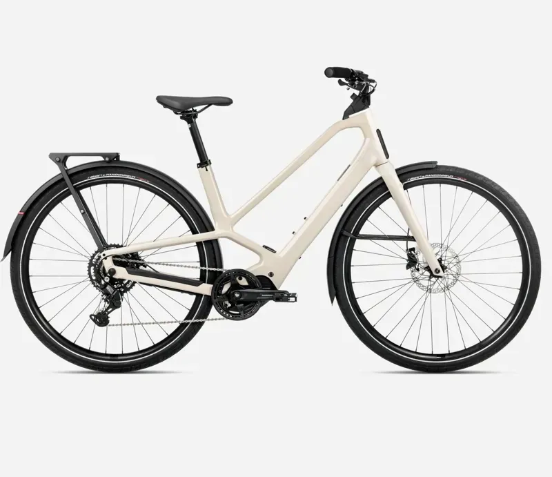 Orbea Diem 30 E-Hybrid Bike in Ivory White