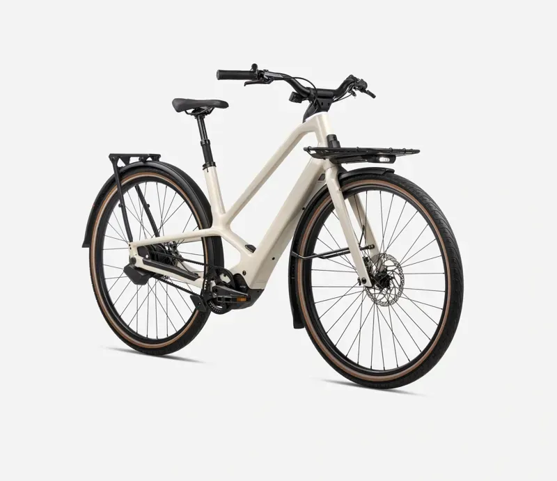 Orbea Diem 30 E-Hybrid Bike in Ivory White-1