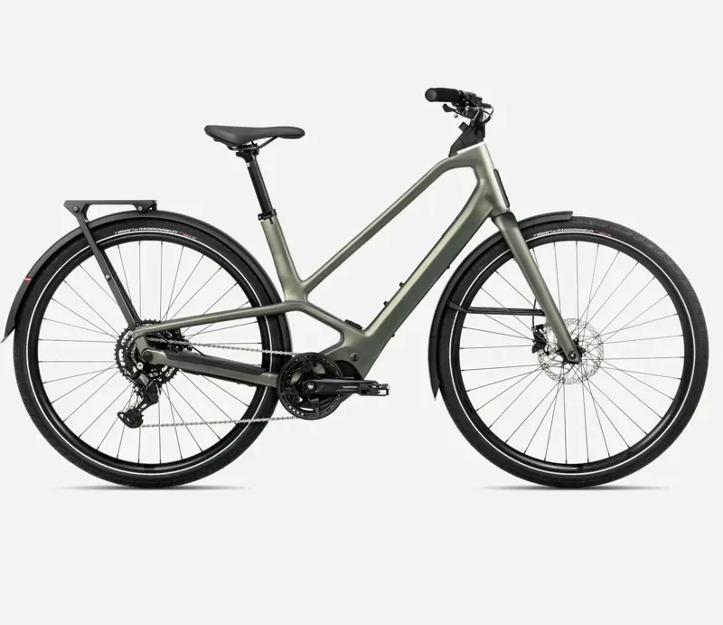 Orbea Diem 30 E-Hybrid Bike in Spaceship Green Matt