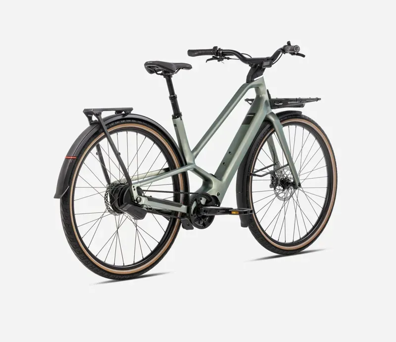 Orbea Diem 30 E-Hybrid Bike in Spaceship Green Matt-2