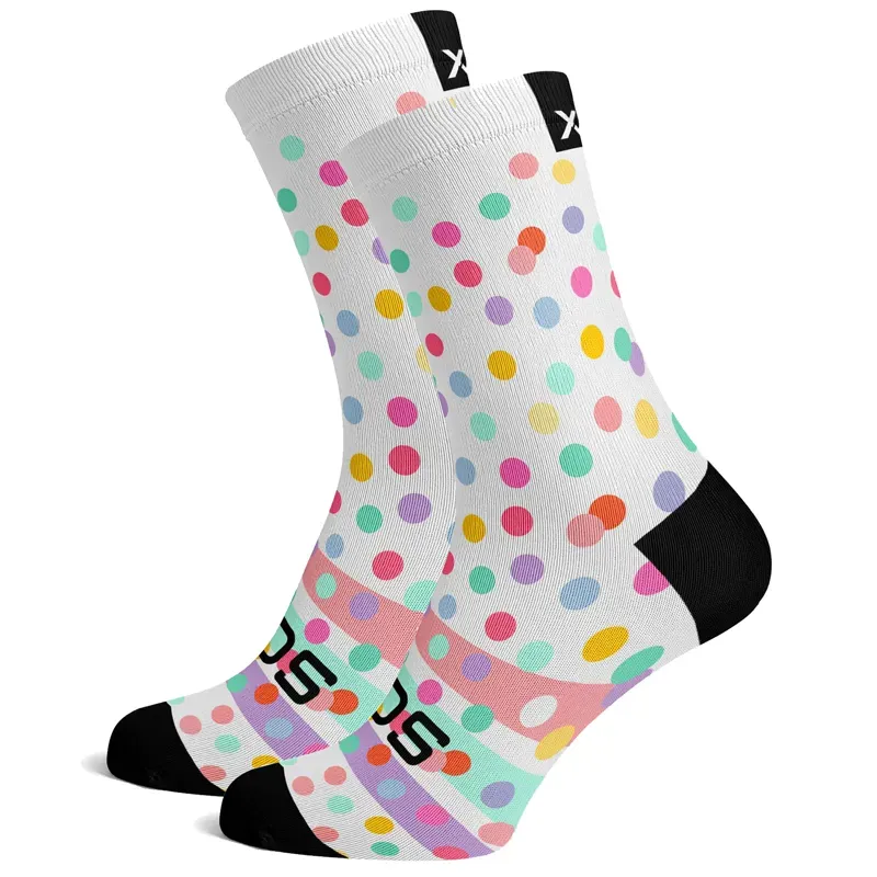 Sox Footwear Dots Premium Crew Socks MUI COLOURED