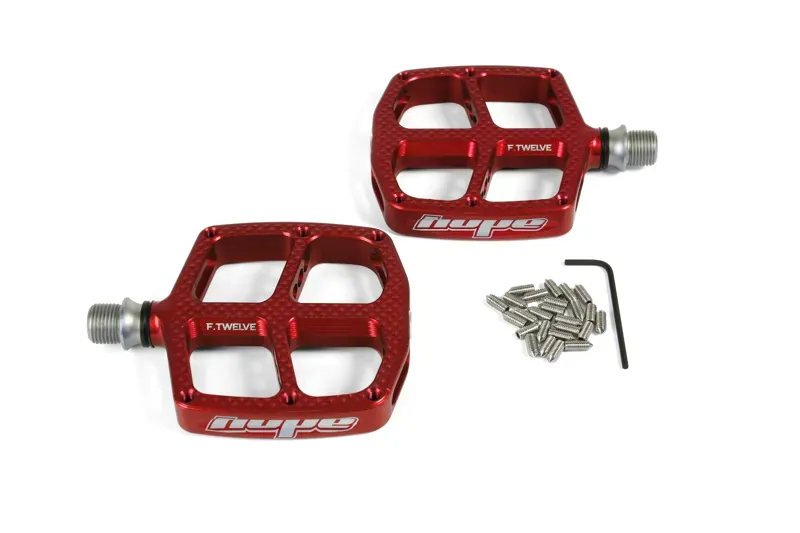 Hope F12 Kid's Pedals in Red