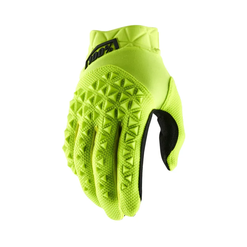 100 Percent Airmatic Youth Glove Fluo Yellow