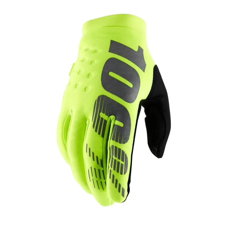100 Percent Brisker Cold Weather Glove Fluo / Yellow