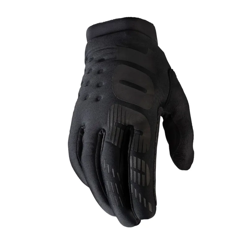 100 Percent Brisker Cold Weather Youth Glove Black / Grey