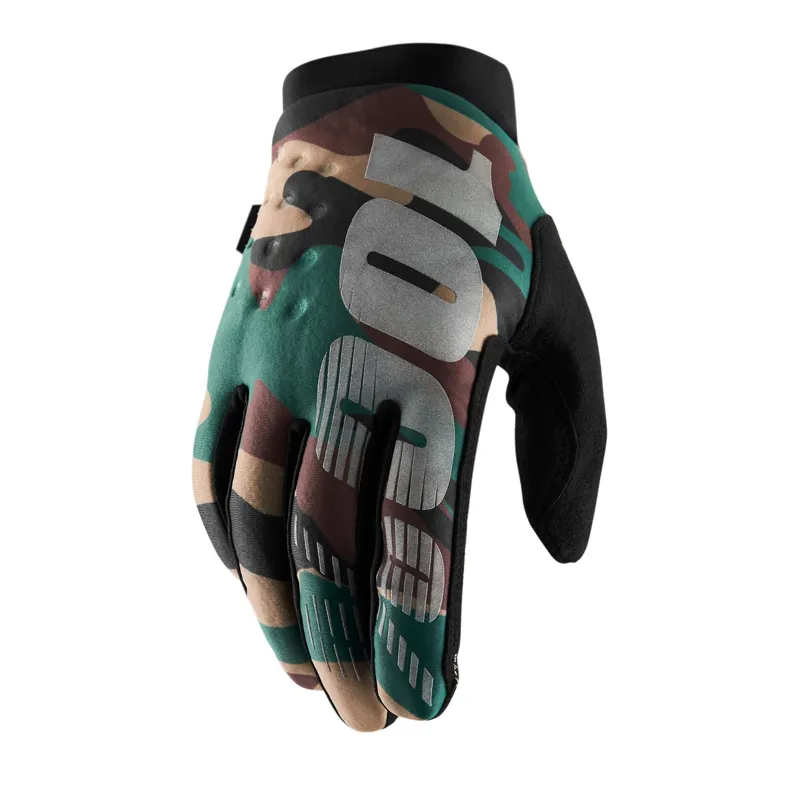 100 Percent Brisker Cold Weather Glove Camo / Black