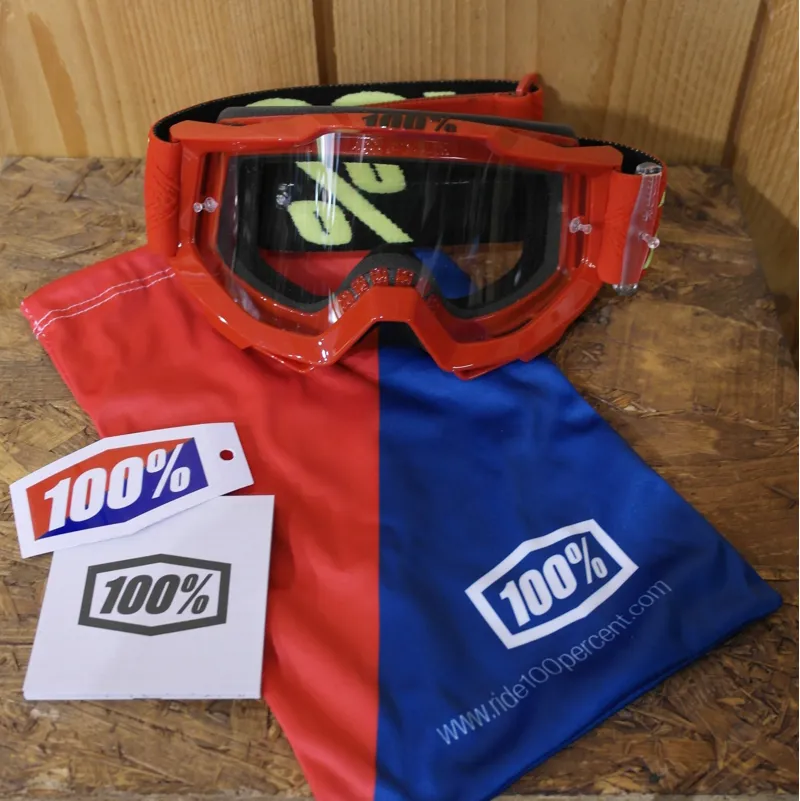 100 Percent YOUTH GOGGLE SAARINENED CLEAR LENS-5