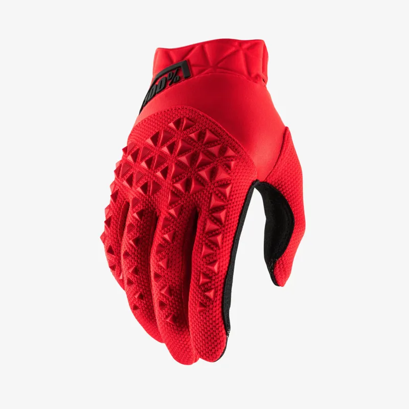 100 Percent Airmatic Glove Red / Black