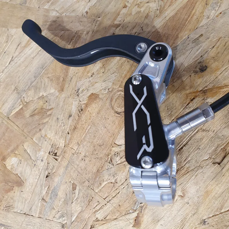 Hope XCR PRO X2 Rear - No Rotor - - LH Silver black hose-4