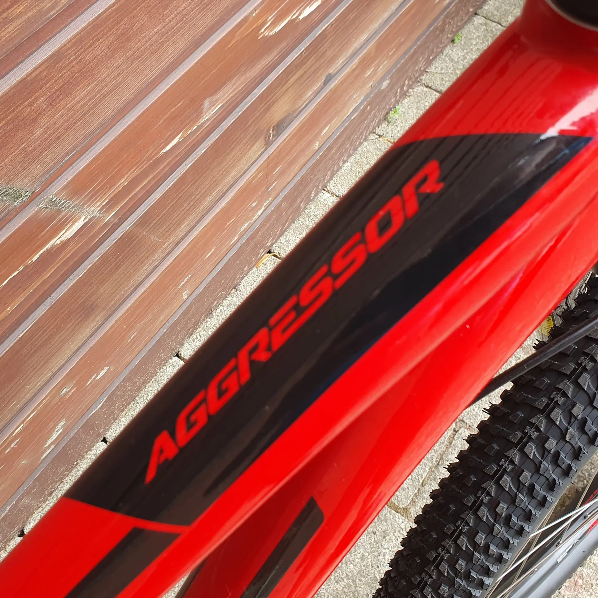 2023 GT Aggressor Sport Mountain Bike in Red