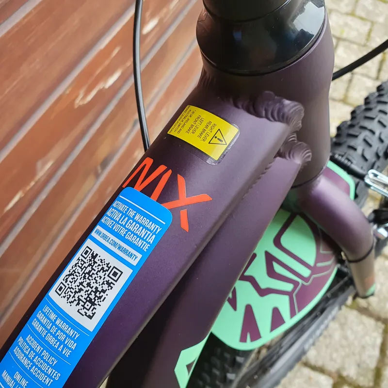 2021 Orbea MX 24 Dirt Childrens Mountain Bike in Purple Mint