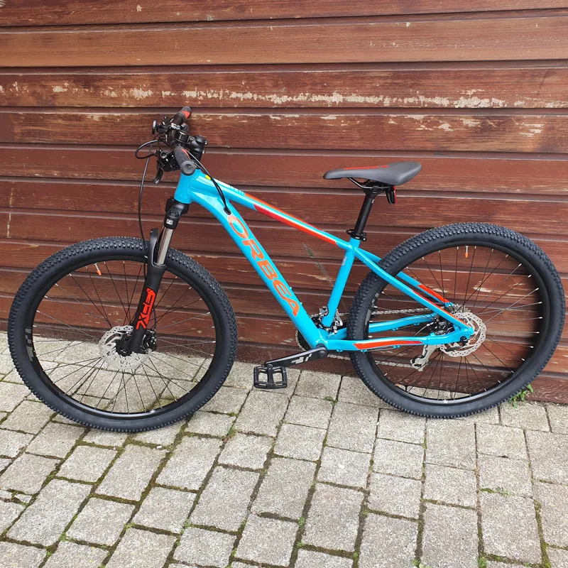 2021 Orbea MX 50 27.5 Hardtail MTB in Blue Red Small