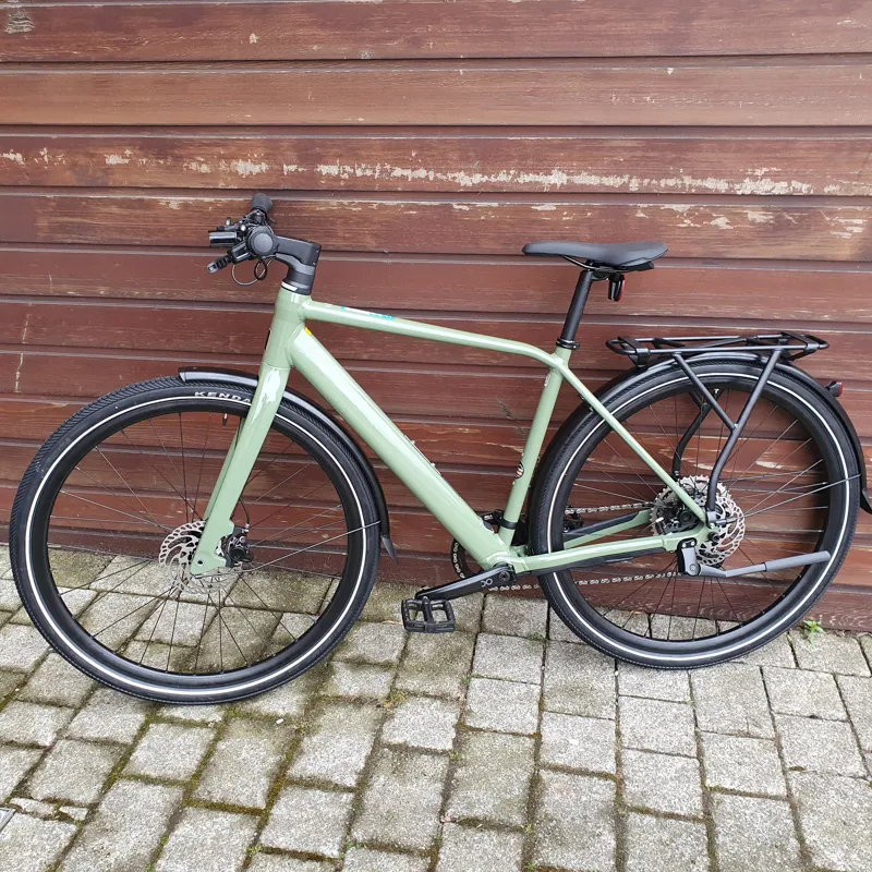 2021 Orbea Vibe H30 EQ Urban Bike in Green Medium-1