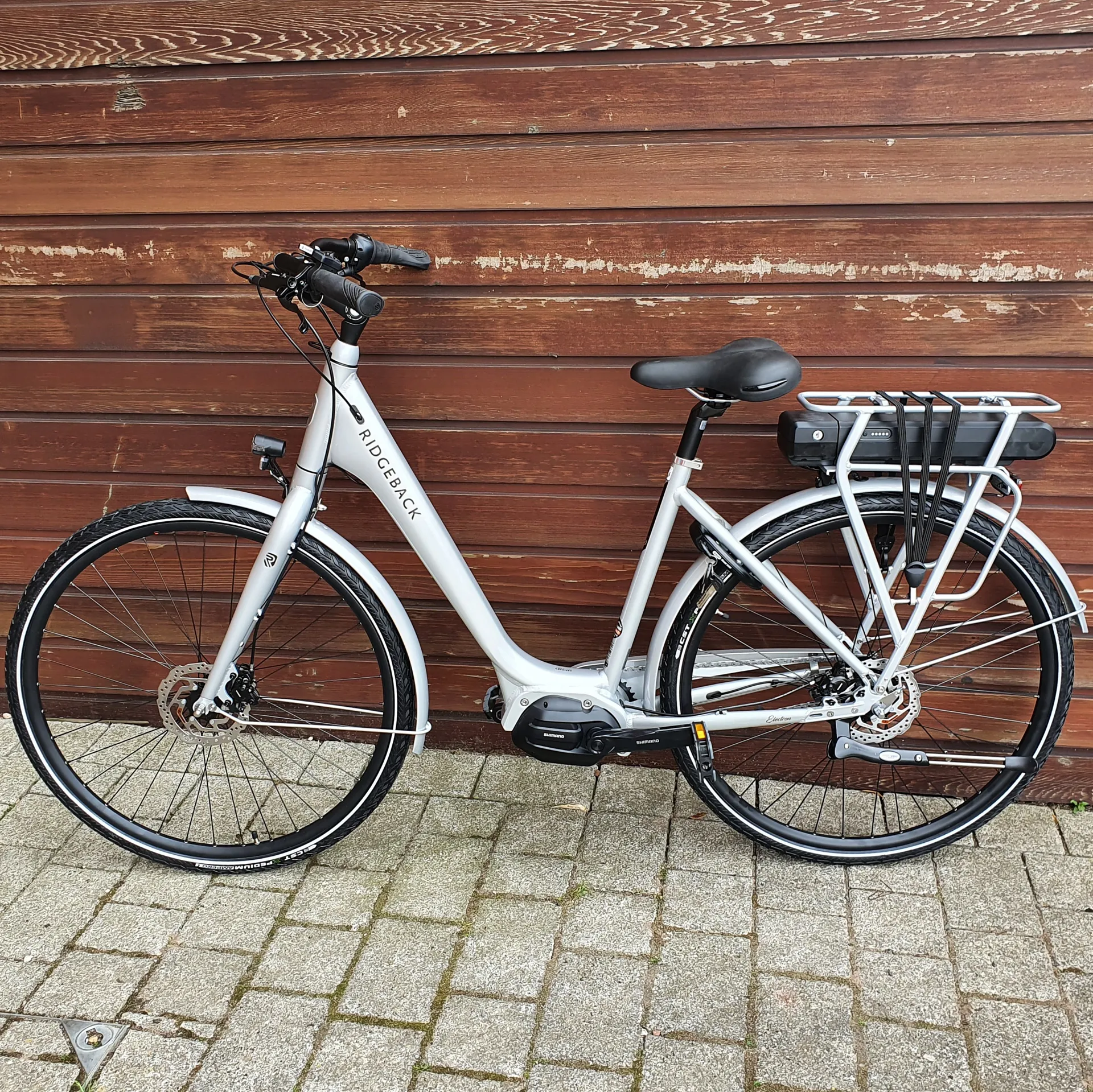 2021 Ridgeback Electron+ Electric Bike in Grey
