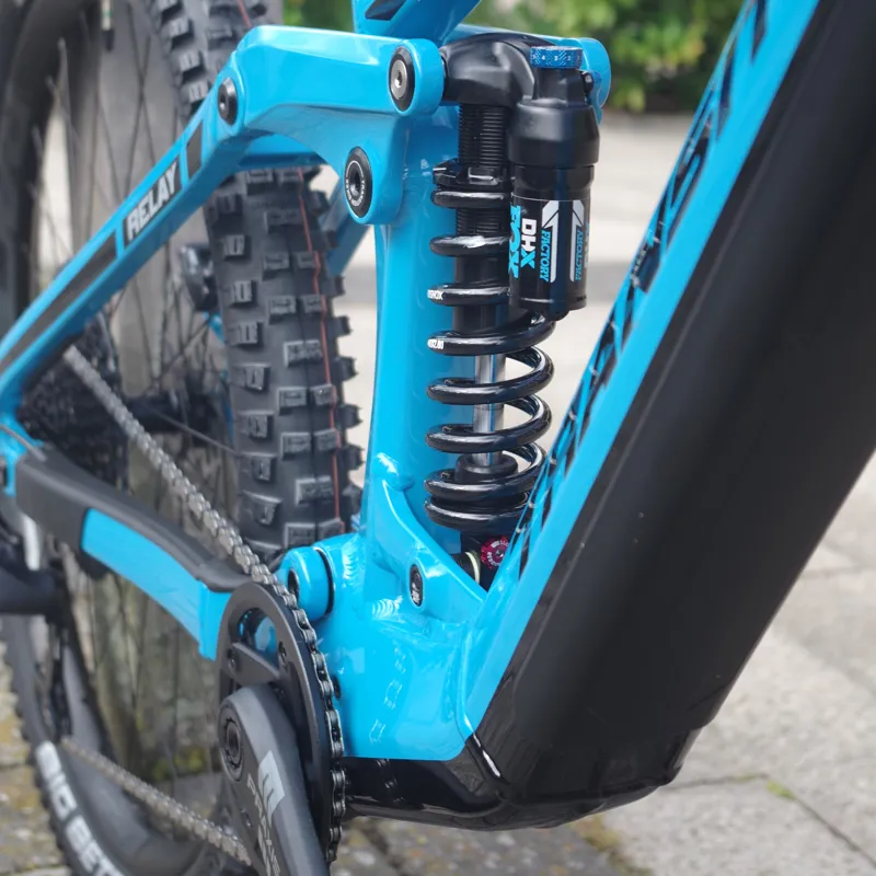 Transition Relay PNW Alloy GX Large Electric Mountain Bike in Tr Blue-7