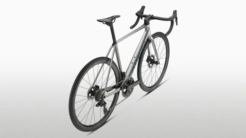2027 Orbea ORCA M20i LTD PWR Road Bike - Spark Silver/Titan Grey Gloss-2