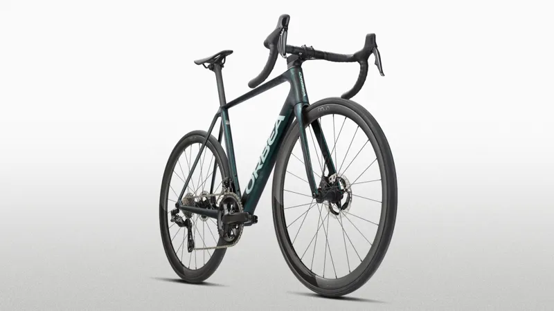 2027 Orbea ORCA M20i TEAM Road Bike - Escape Green/Carbon View Matt-1
