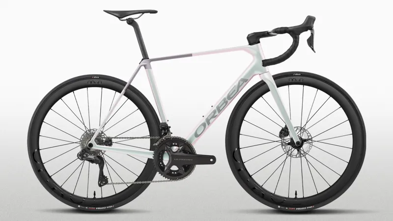2027 Orbea ORCA M20i TEAM Road Bike - Iris White Gloss/Lilac Matt