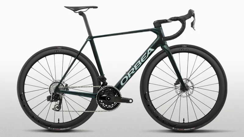 2027 Orbea ORCA M21e TEAM Road Bike - Escape Green/Carbon View Matt
