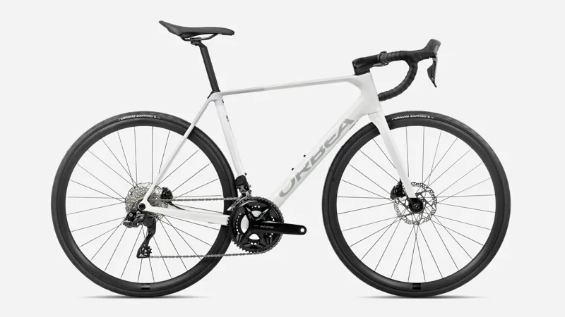 2027 Orbea ORCA M30i Road Bike - Iris White Gloss/Lilac Matt