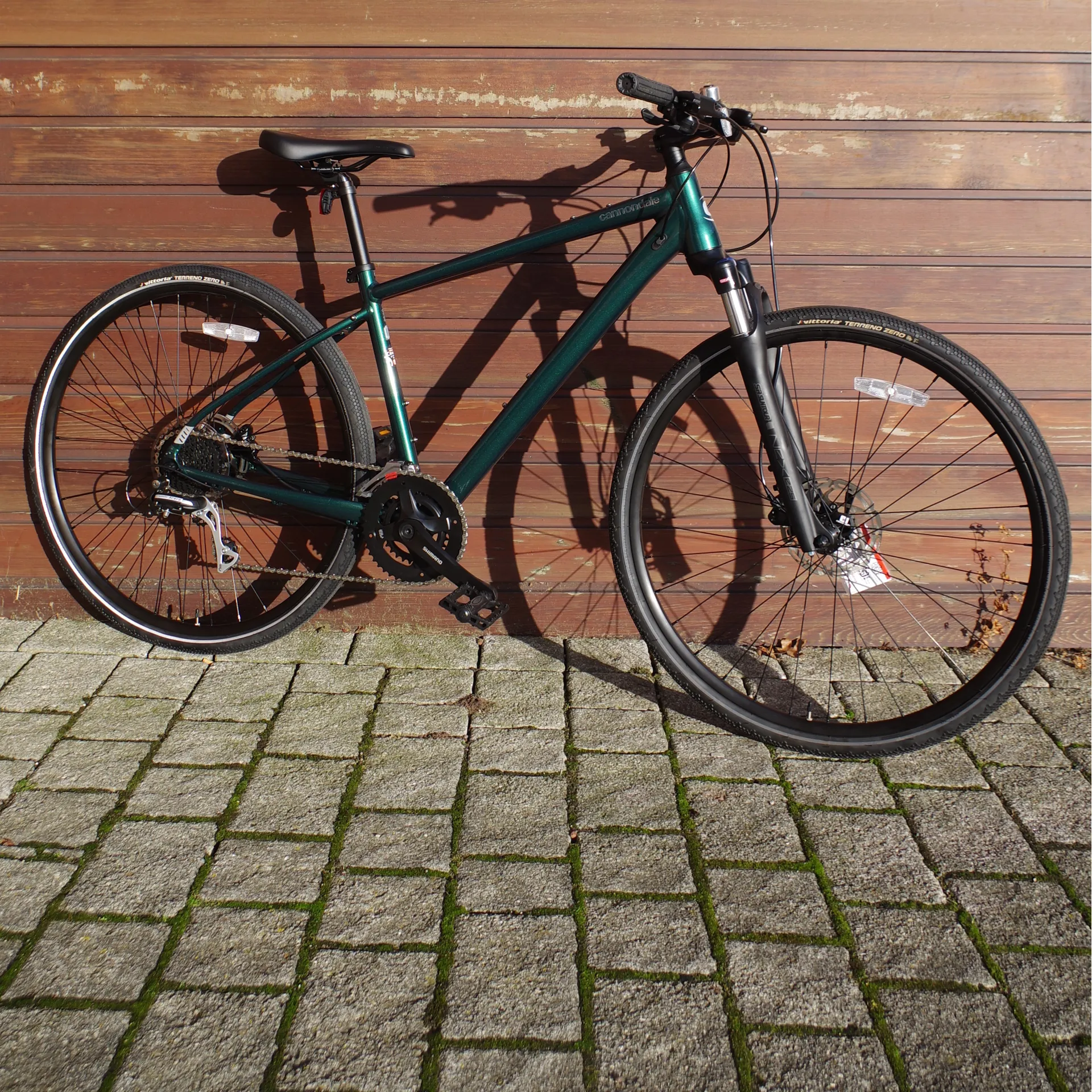 Cannondale Quick CX 3 Womens Hybrid Bike in Green