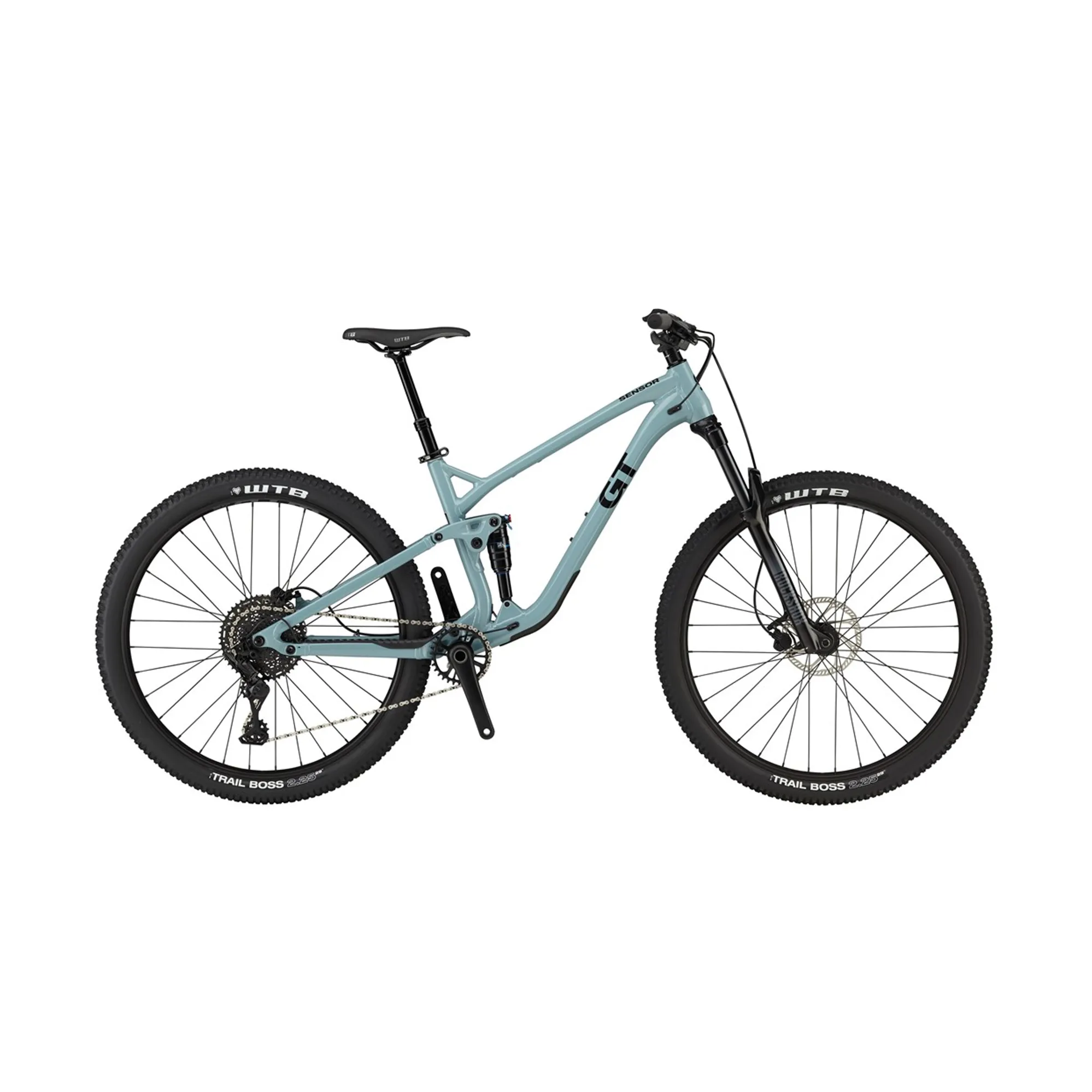GT Sensor Sport Full Suspension Mountain Bike June Gloom