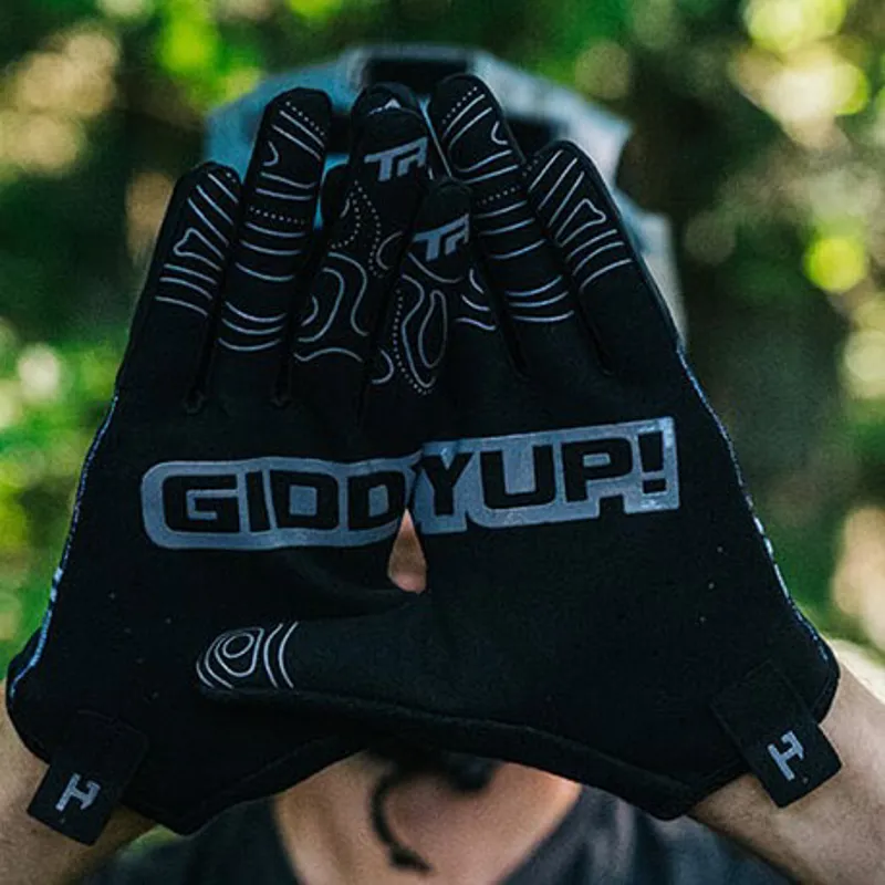  Transition TBC Giddy Up Gloves Black/Grey-2