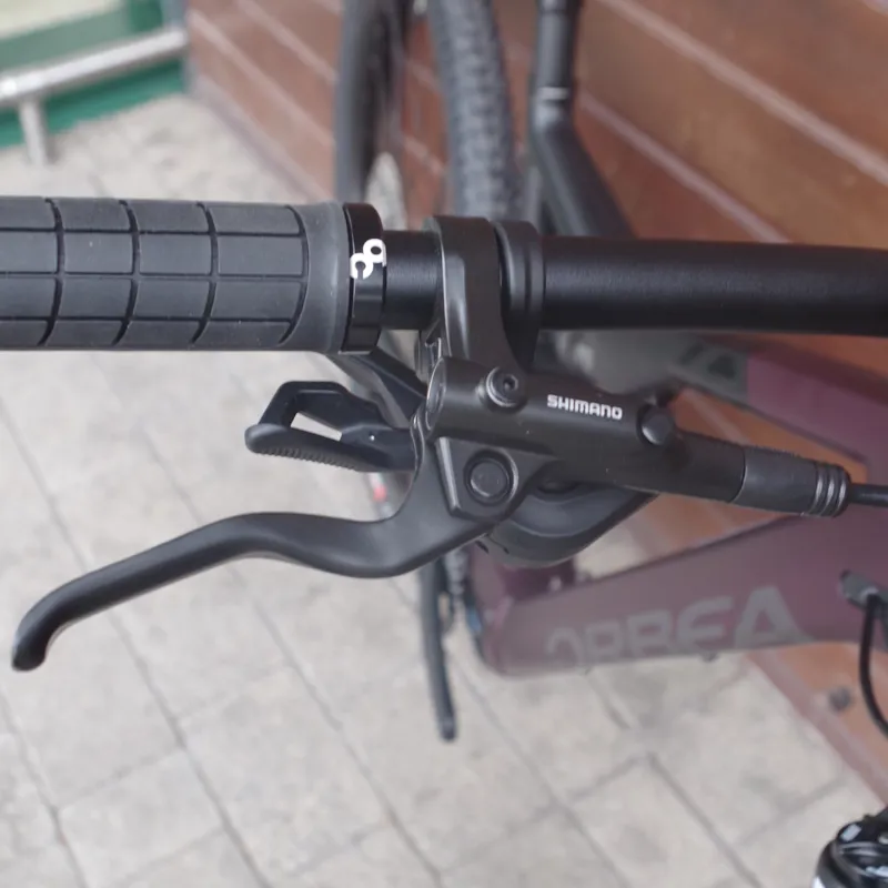 2024 Orbea Rise H30 Electric Mountain Bike in Mulberry and black-1