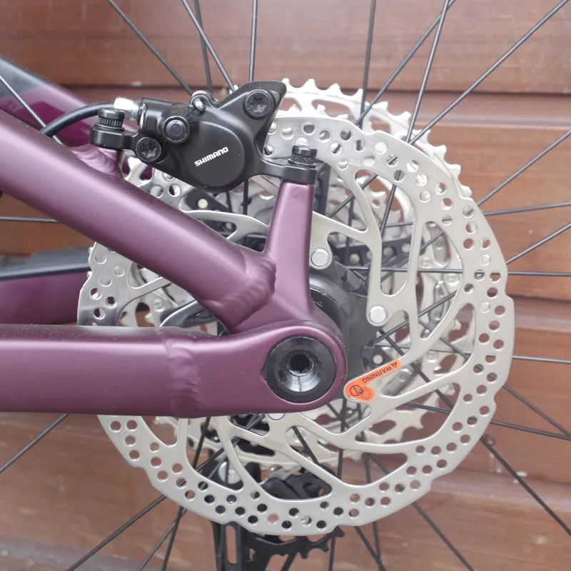 2024 Orbea Rise H30 Electric Mountain Bike in Mulberry and black-8