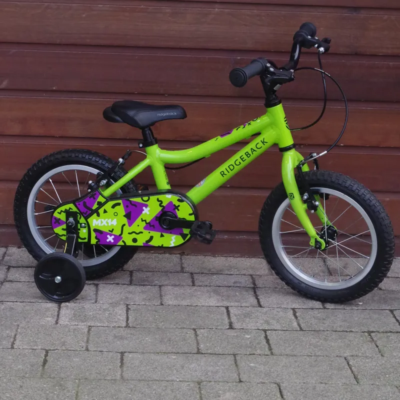 Ridgeback MX14 14in Kids Bike in Green