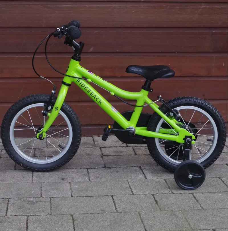 Ridgeback MX14 14in Kids Bike in Green-2