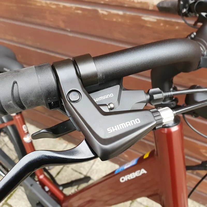 2021 Orbea Optima E50 Electric Urban bike in Red Medium-1