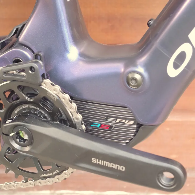 Orbea Rise LT M10 630w Electric Mountain Bike Tanzanite Carbon - Carbon Raw Matt-5