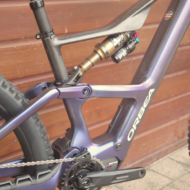 Orbea Rise LT M10 630w Electric Mountain Bike Tanzanite Carbon - Carbon Raw Matt-2