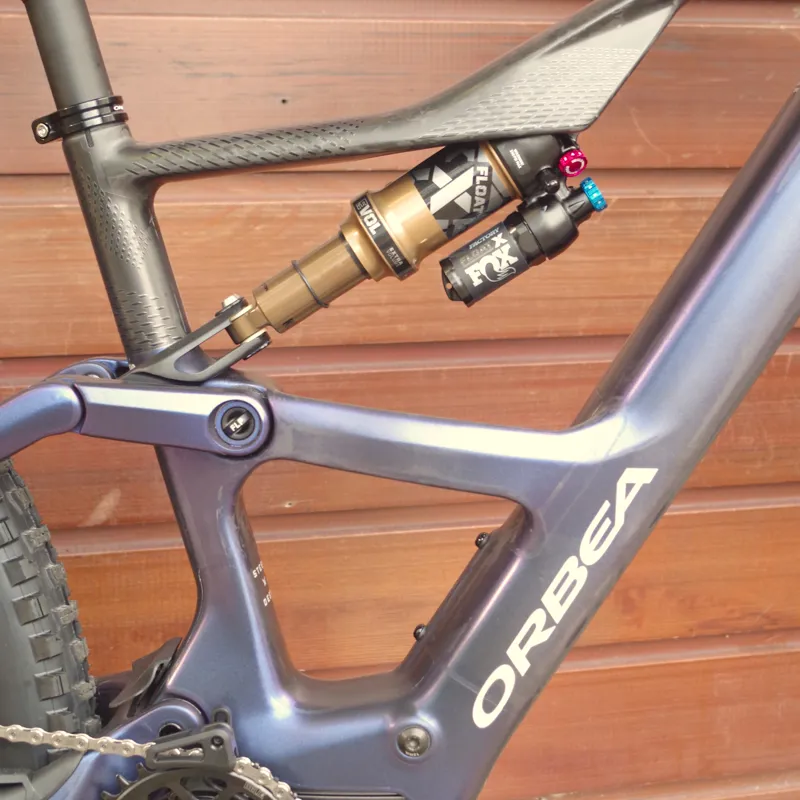 Orbea Rise LT M10 630w Electric Mountain Bike Tanzanite Carbon - Carbon Raw Matt-6